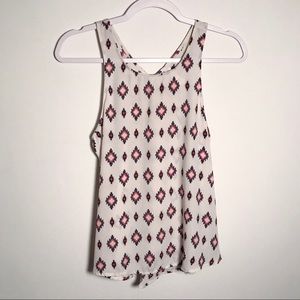 💫3/$12 Southwestern print racer-back tank size S